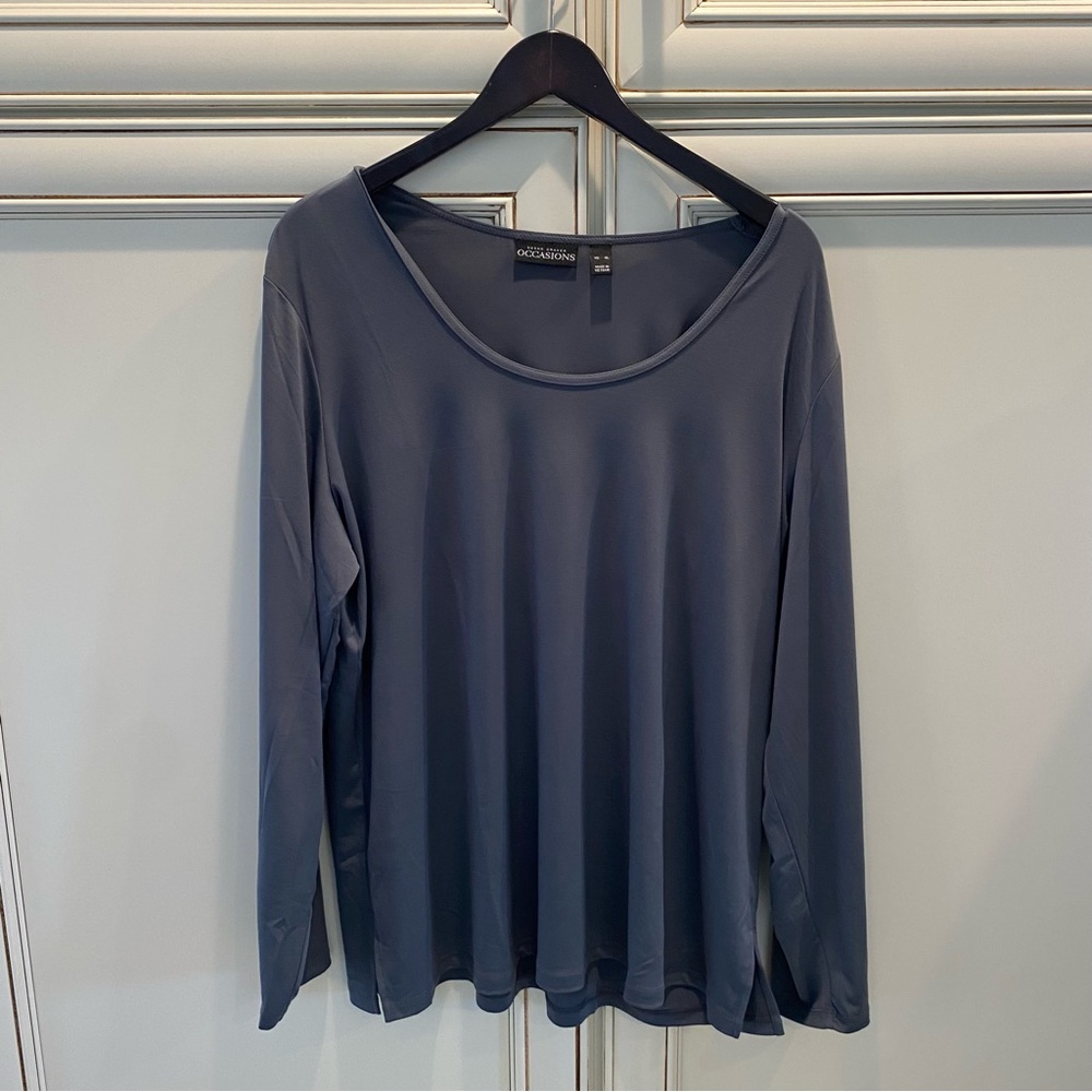 susan graver occasions XL blouse